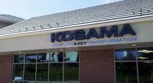 Kosama Complete Body Transformation LED lighted Iowa sign company signs