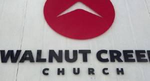 Walnut Creek Church Interior Des Moines logo and text Iowa Sign Company