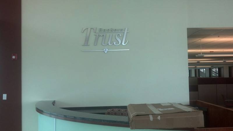 Bankers Trust Interior Custom Logo
